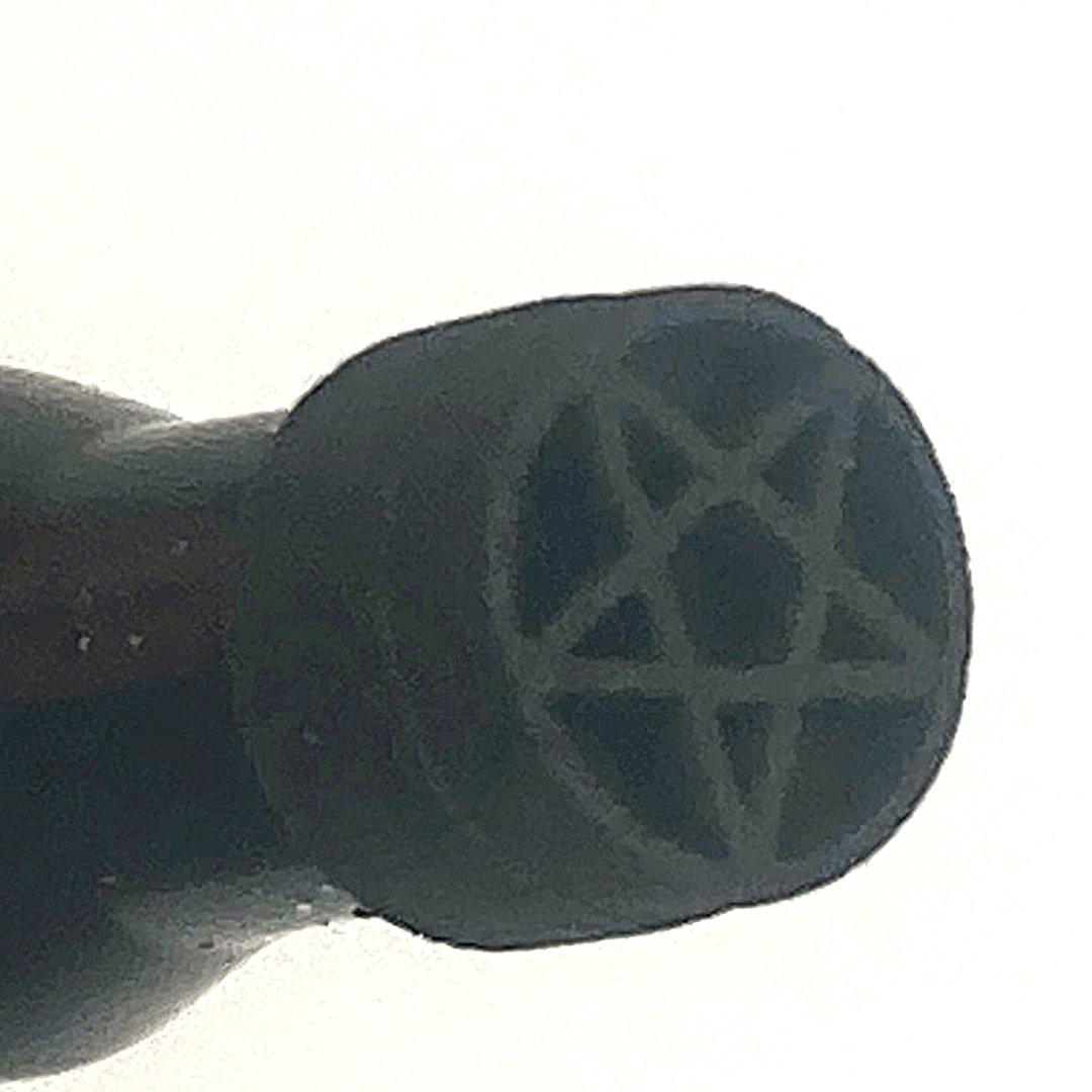 Pentacle stamp close up